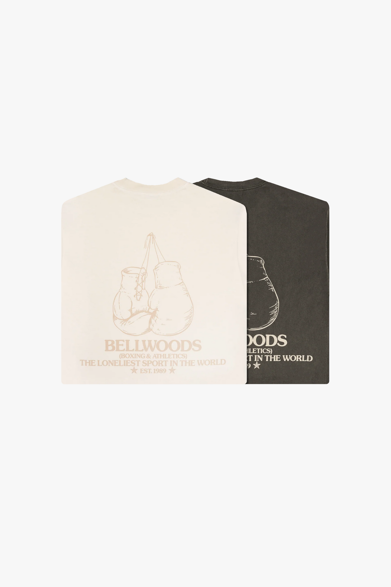 2 Pack Bellwoods Boxing Tees (Vintage Cream & Vintage Black)