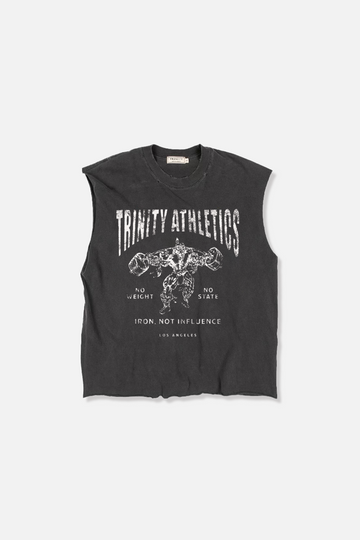 Athletics Sleeveless Tee - Vintage Black
