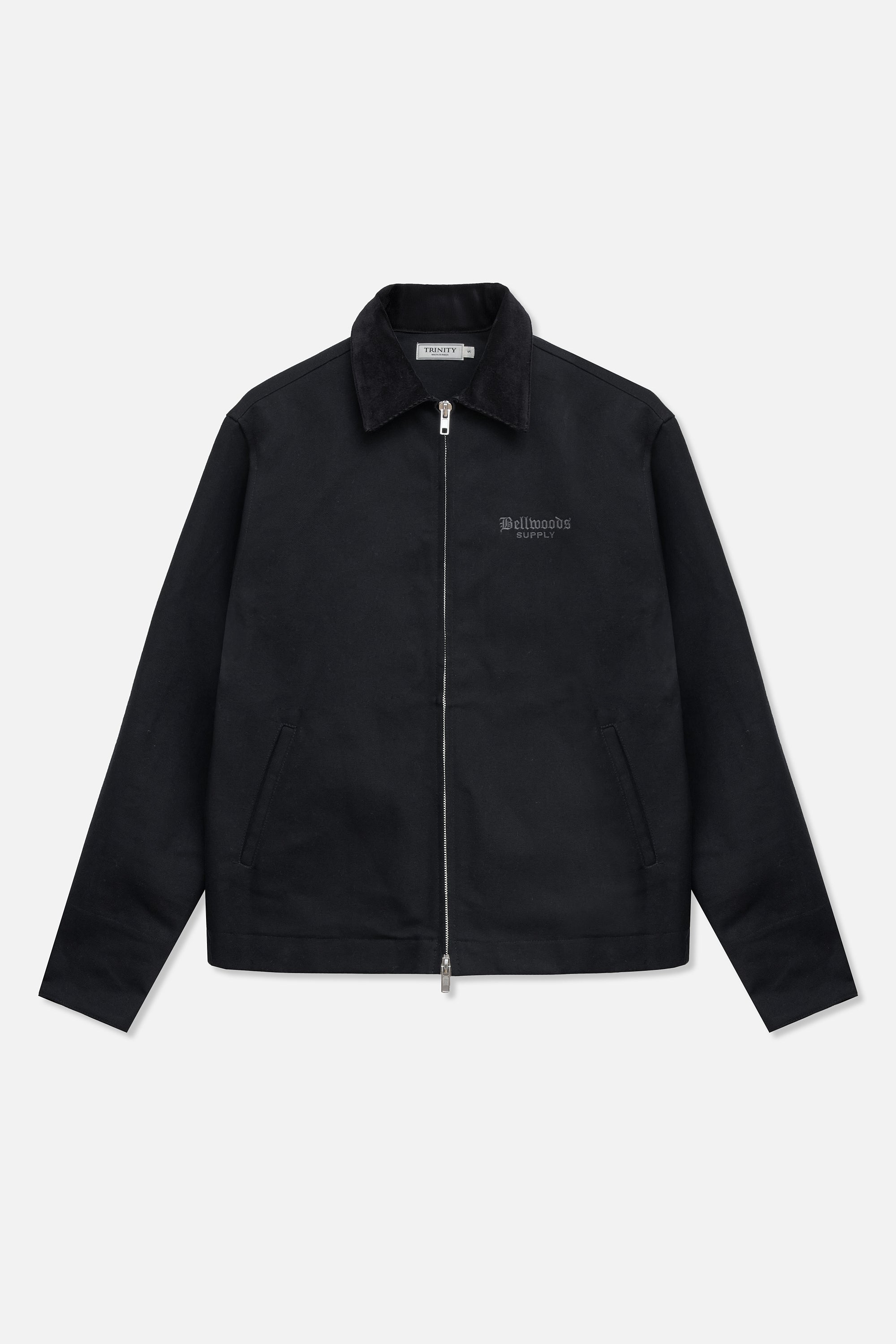 Canvas Work Jacket - Black – TRINITY