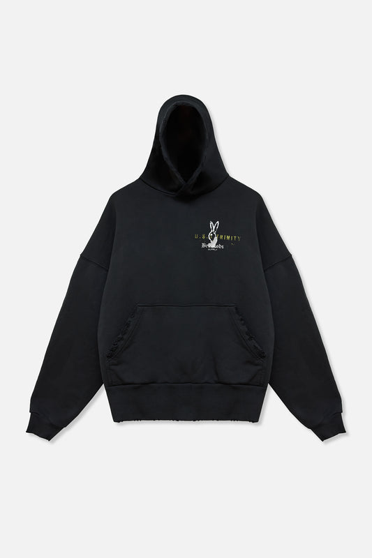 Larsen Hoodie - Off Black