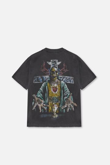 Soul Savior Tee - Vintage Black