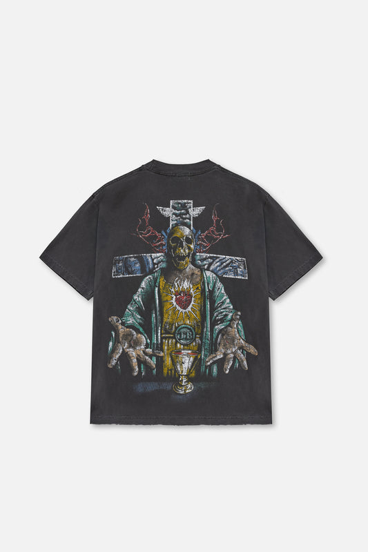 Soul Savior Tee - Vintage Black