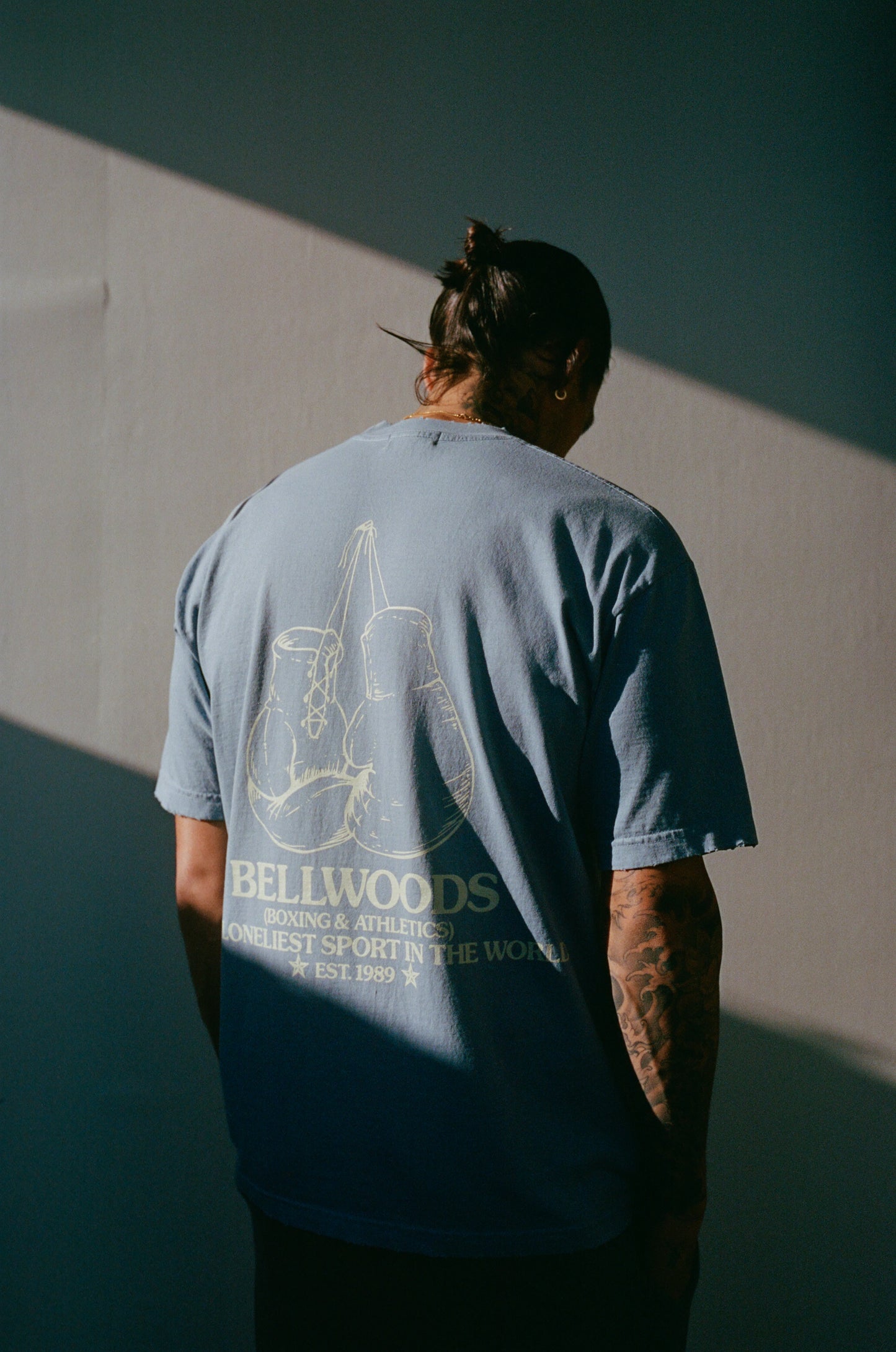 Bellwoods Boxing Vintage Maya Blue Tee