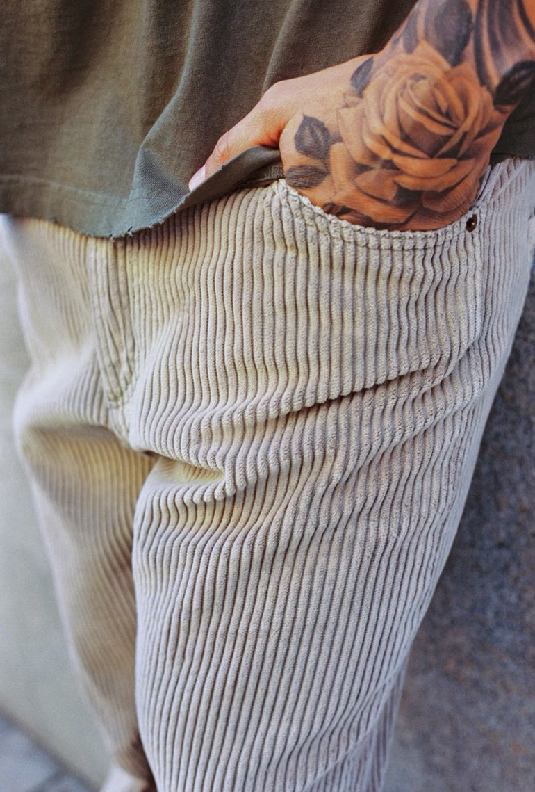 Buttermilk Washed Corduroy Pant