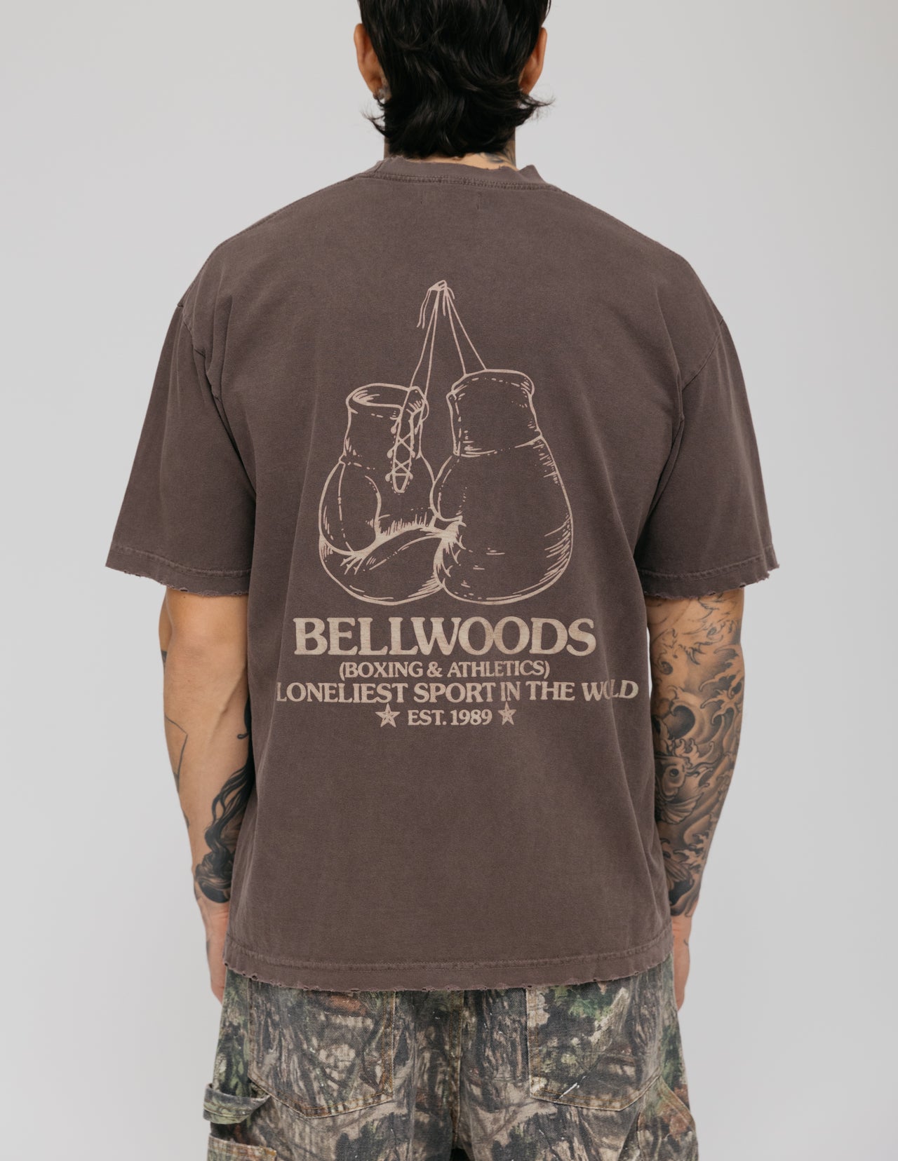 Bellwoods Boxing Vintage Brown Tee