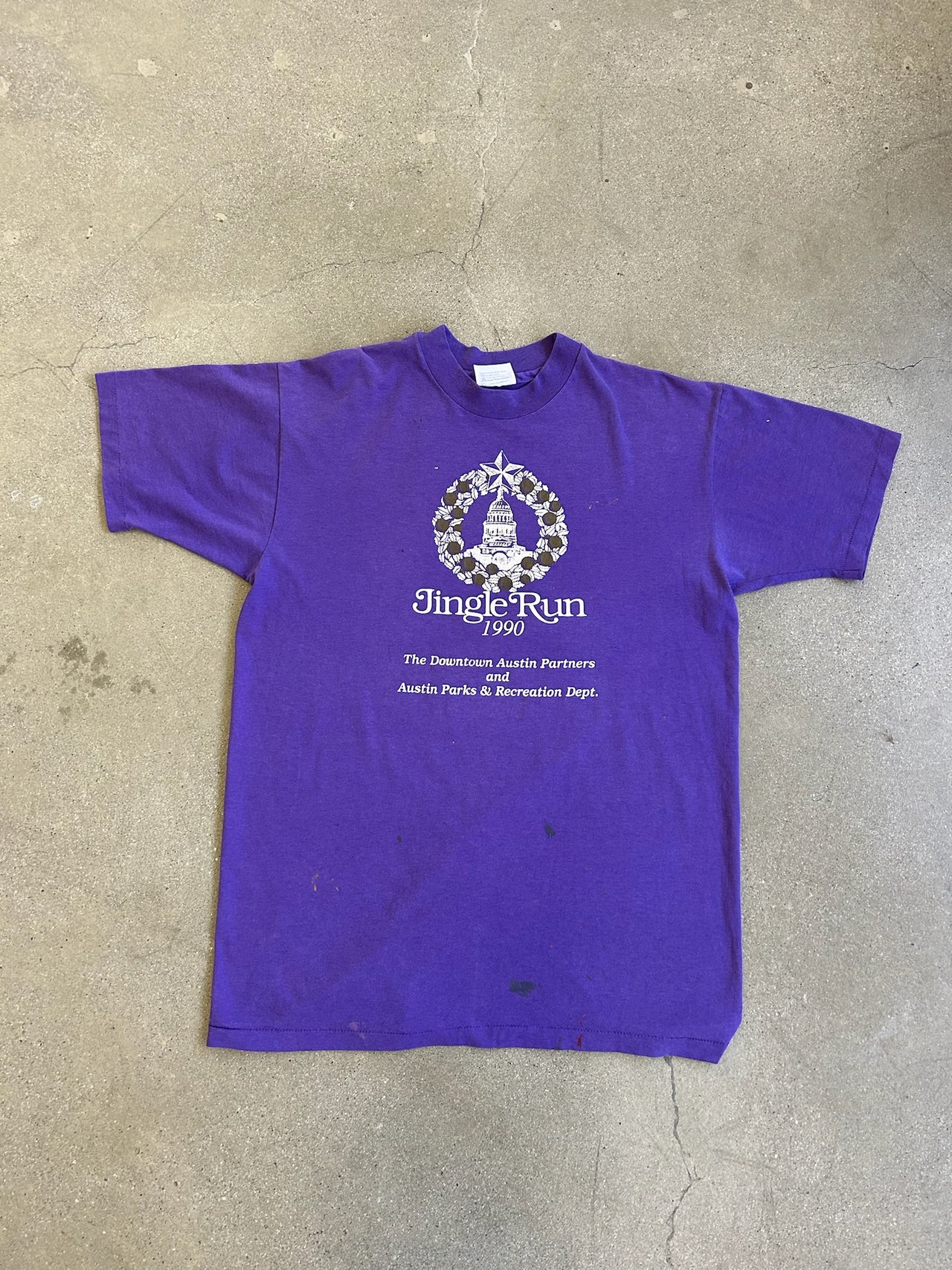 Single Run Tee - Purple - Large