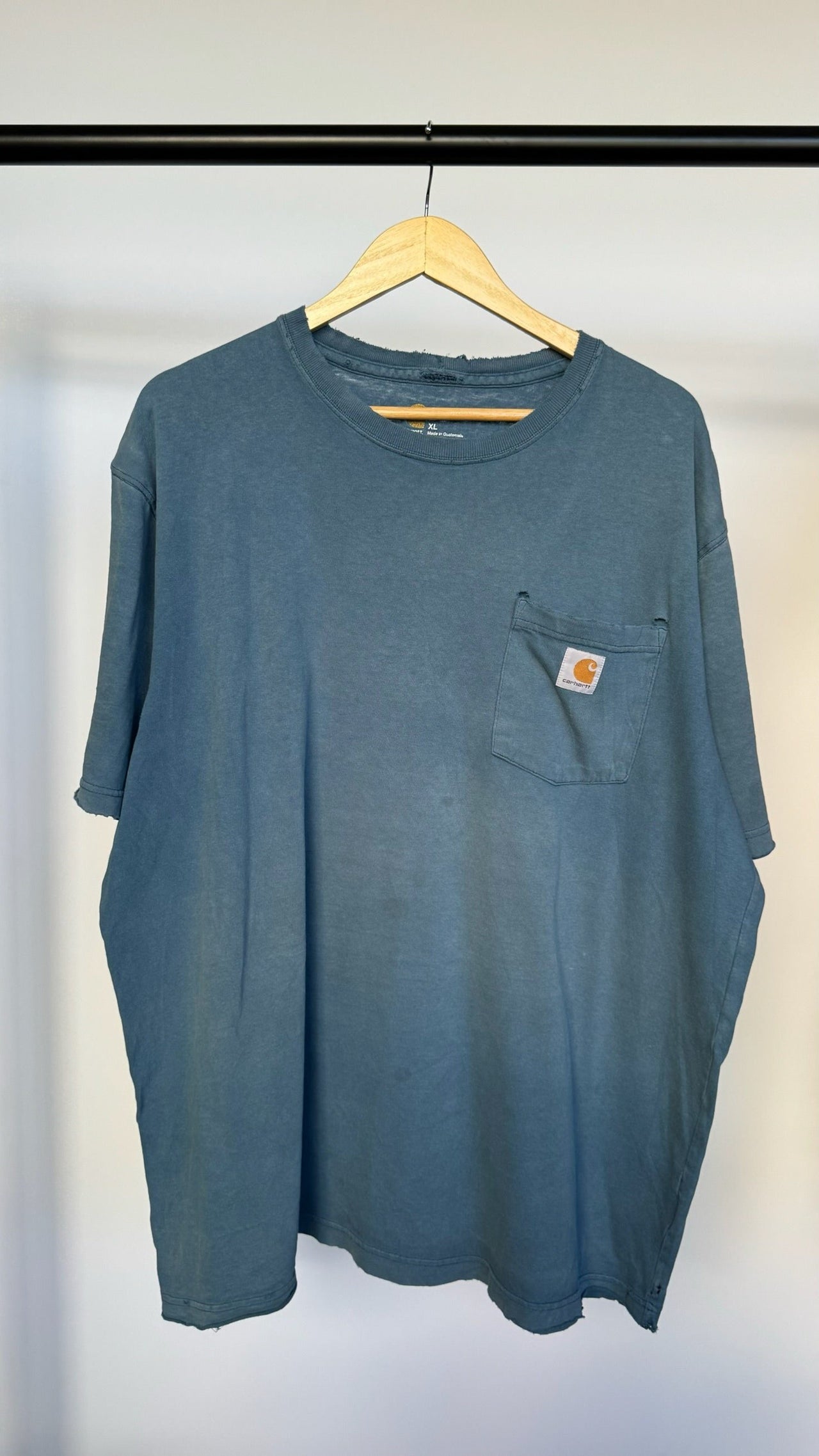 Carhartt Pocket Tee - Vintage Light Blue - X-Large