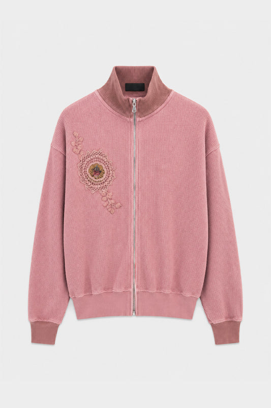 Waffle Zip Up Track Jacket x Bentgable Pink 10 OF 13 - M