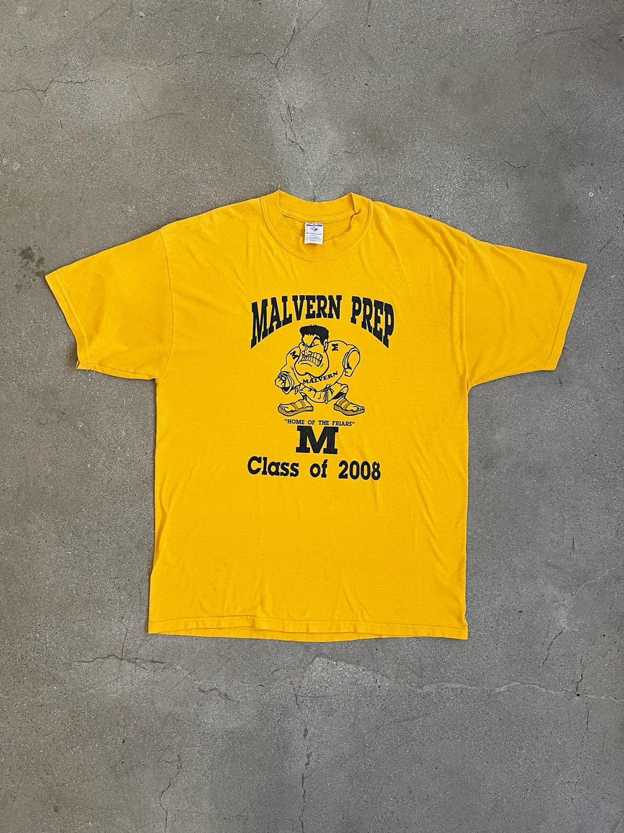 Malvern Prep Tee - Yellow - XL