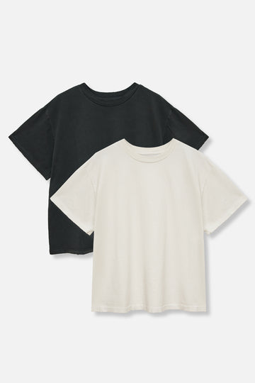 2 Pack Archive Tee - Black & White