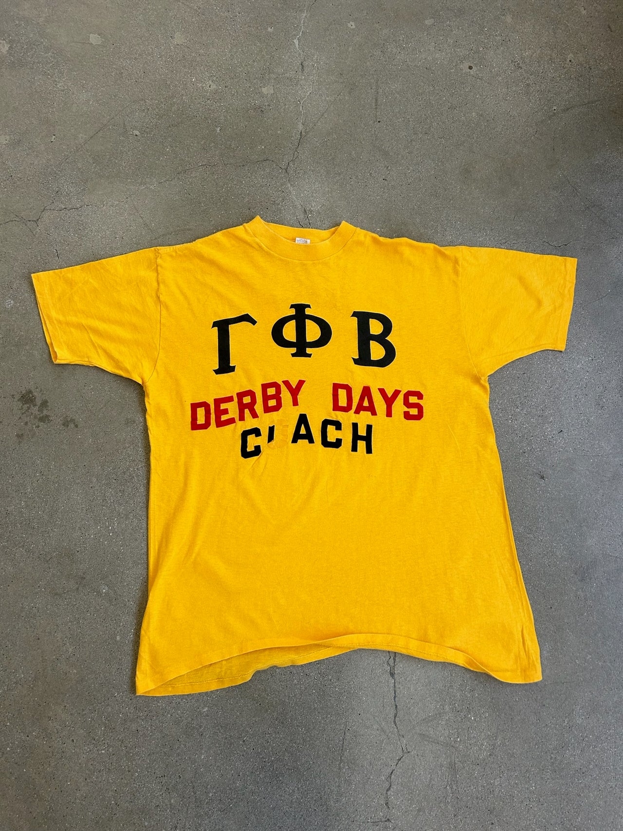 Derby Days Tee - Yellow - XL