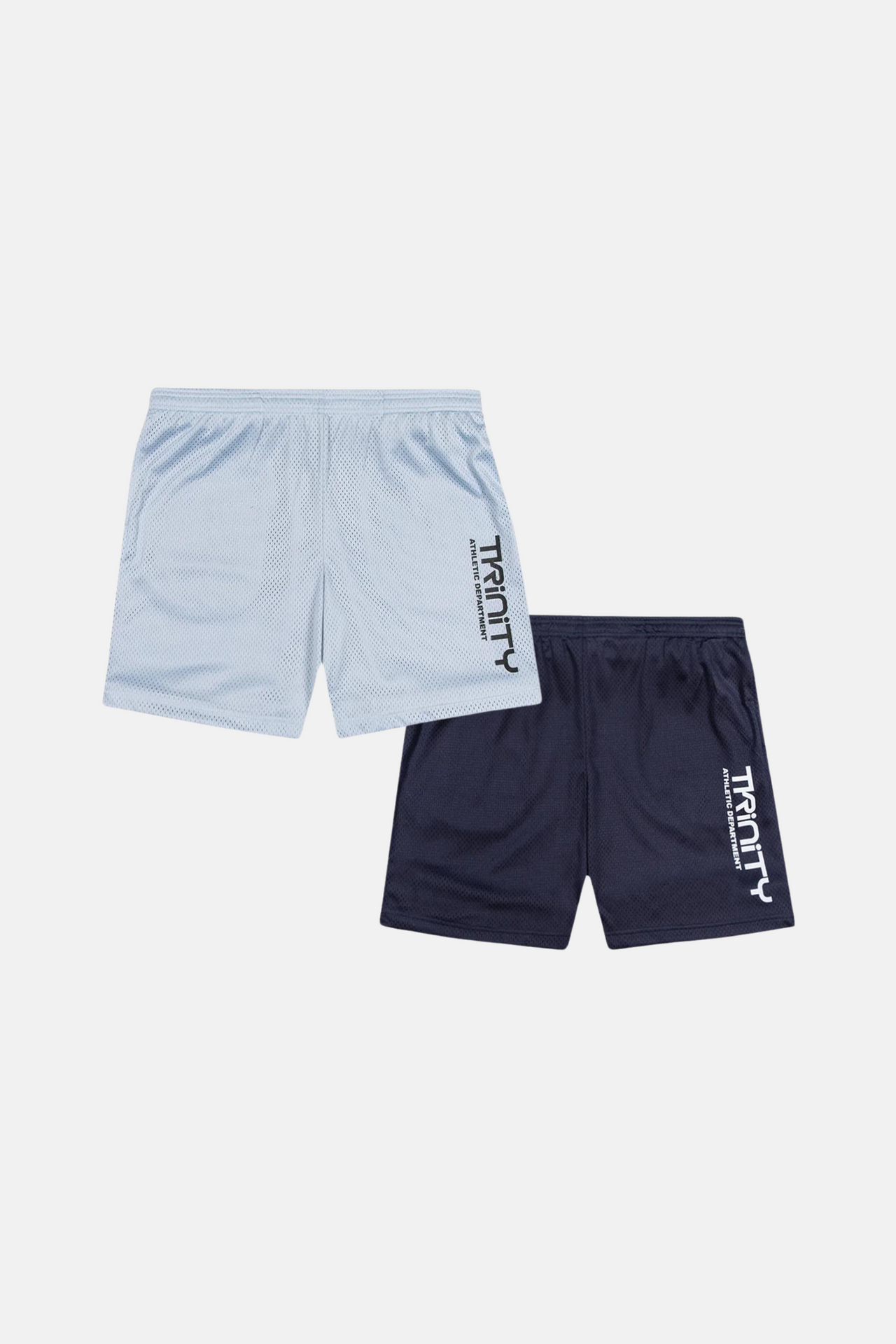 2 Pack Mesh Shorts - Ice Silver & Navy