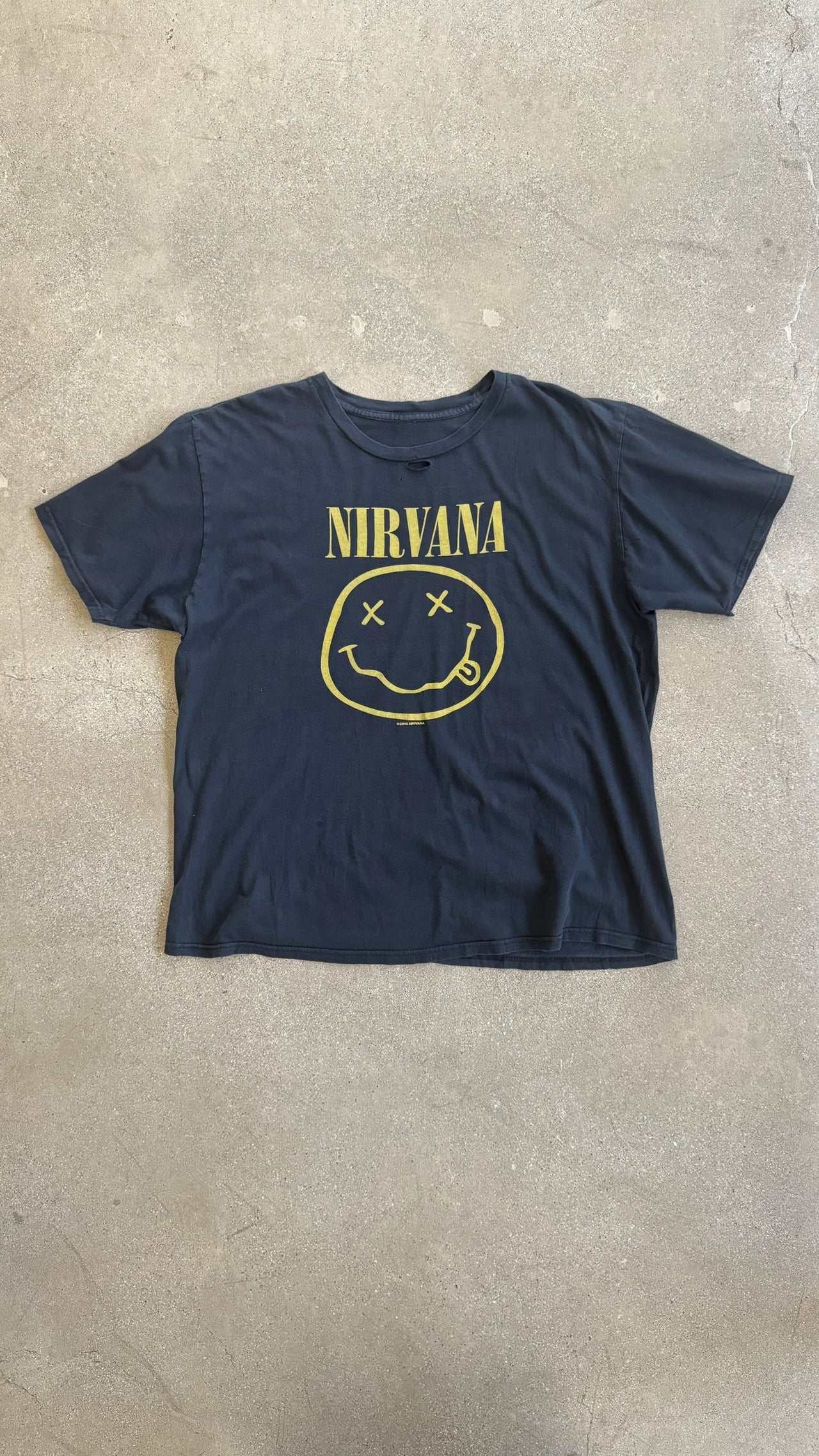 Nirvana Tee - Off Black - Medium