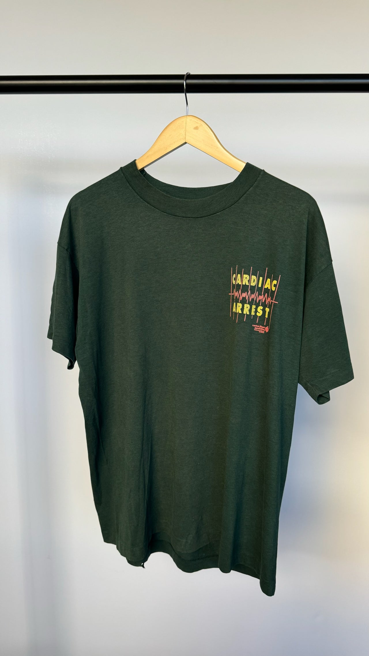 Cardiac Arrest Tee - Green - XL