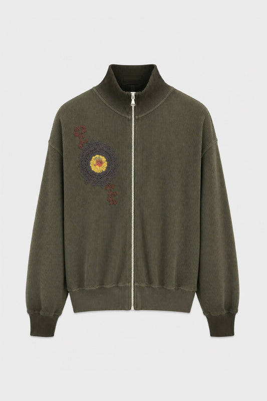 Waffle Zip Up Track Jacket x Bentgable Brown 8 OF 13 - L