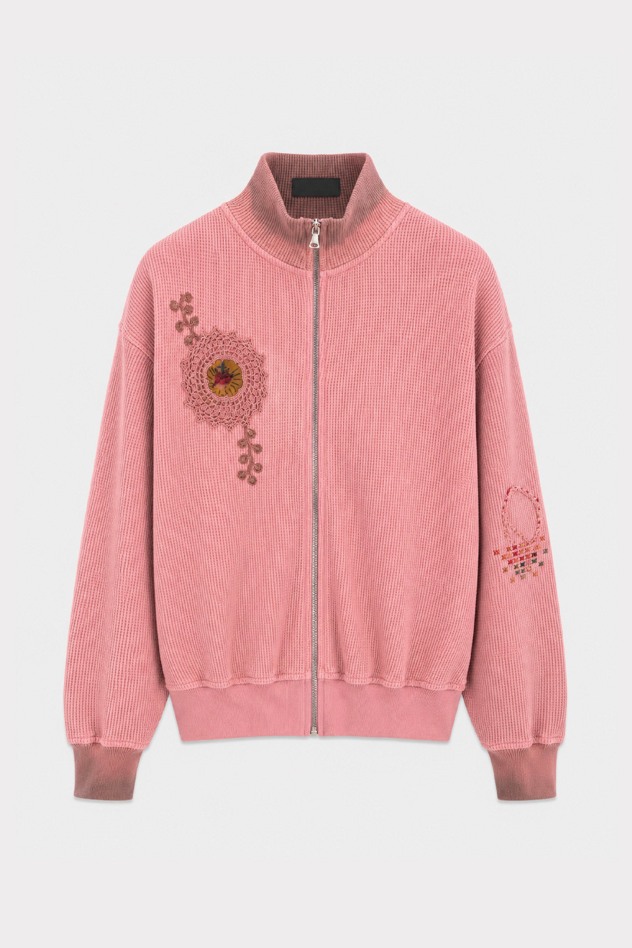 Waffle Zip Up Track Jacket x Bentgable Pink 9 OF 13 - L – TRINITY