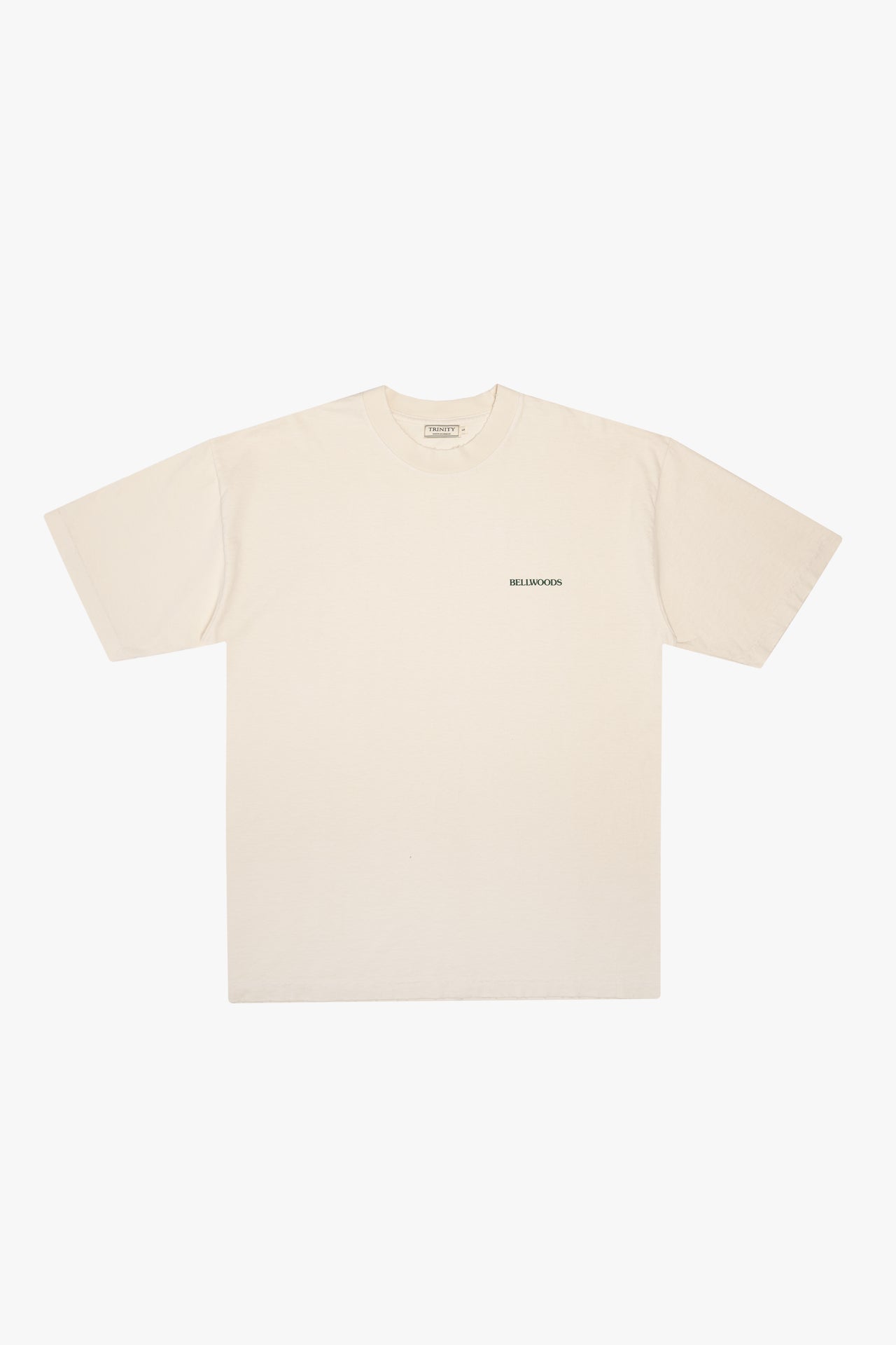 Basic Distressed Tee - Cream