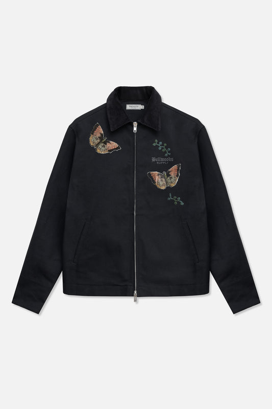 Butterfly Canvas Jacket x Bentgable - Black L
