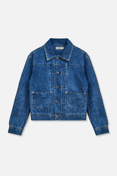 Japanese Corduroy Jacket - Indigo – TRINITY