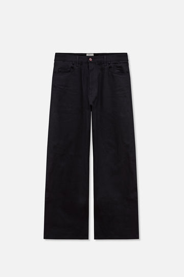 Japanese Selvedge Baggy Denim - Black