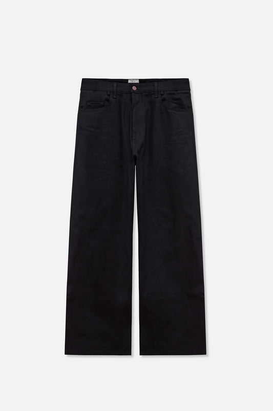 Japanese Selvedge Baggy Denim - Black