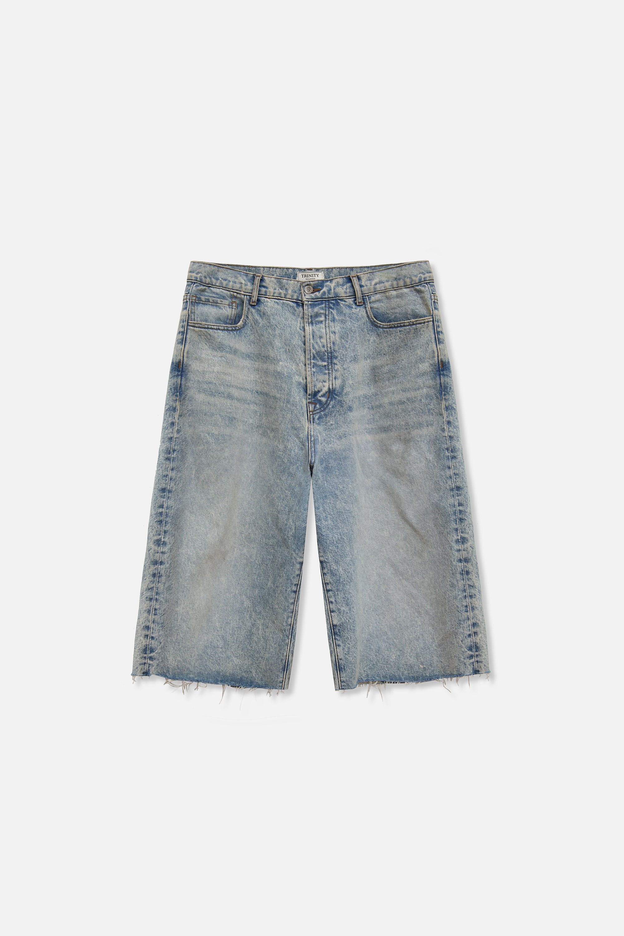 Baggy Denim Short - Light Wash – TRINITY