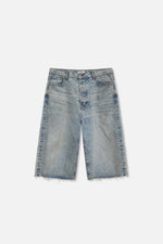 Baggy Denim Short - Light Wash
