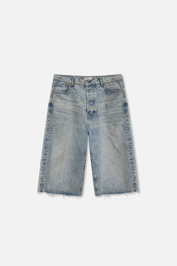 Baggy Denim Short - Light Wash