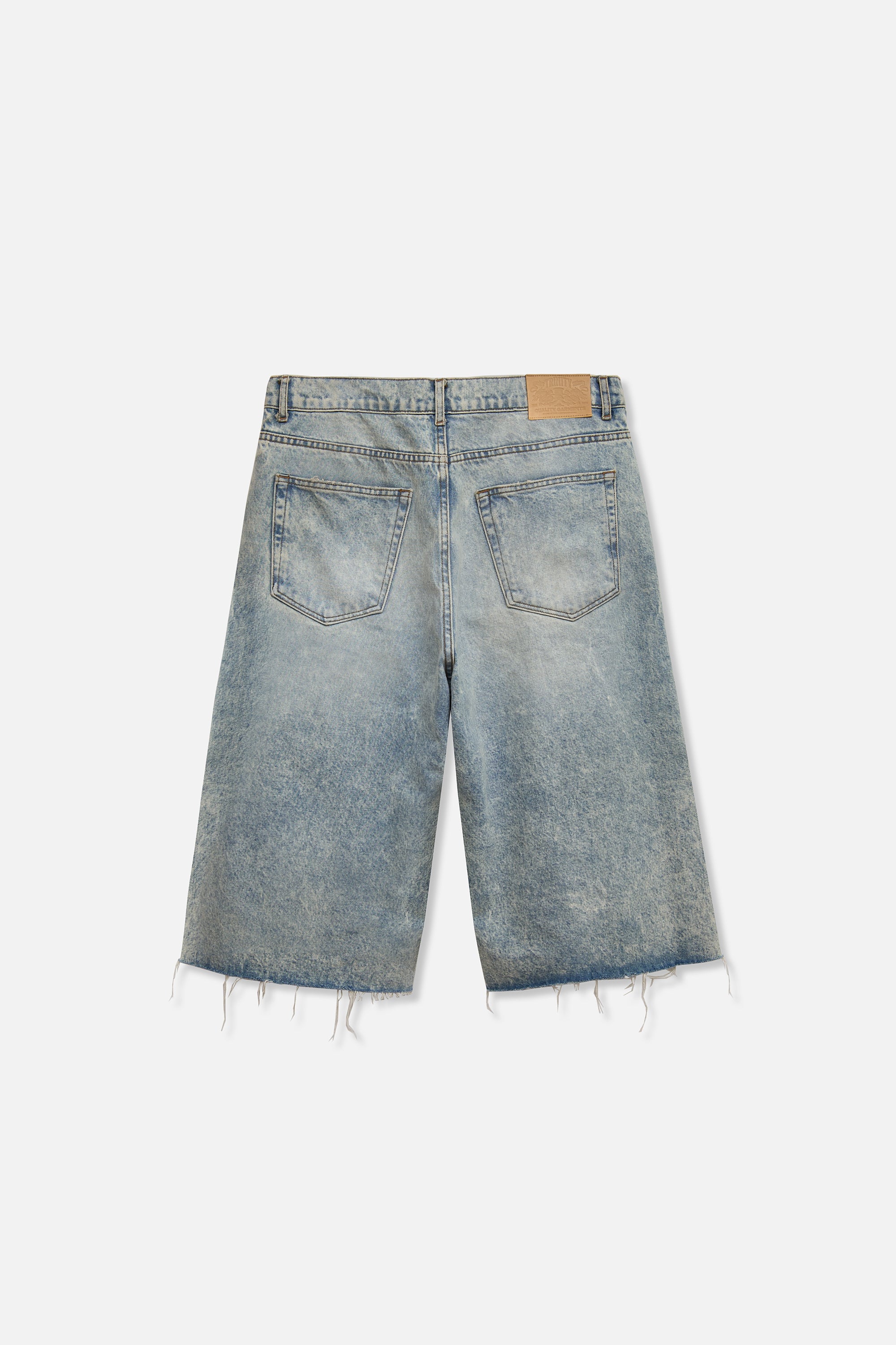 Baggy Denim Short - Light Wash – TRINITY