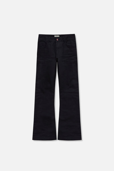 Japanese Selvedge Flare Denim - Black – TRINITY