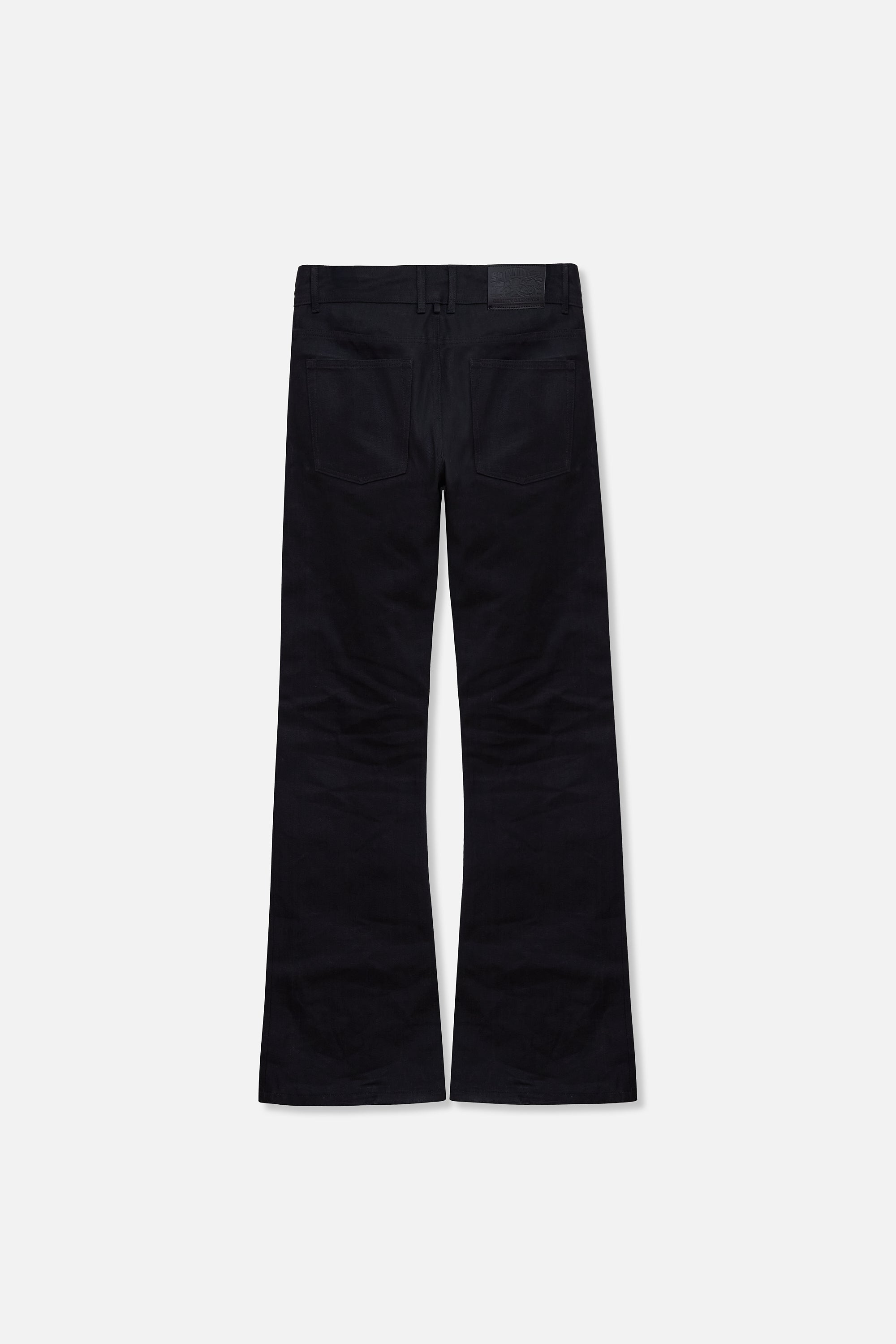 Japanese Selvedge Flare Denim - Black – TRINITY
