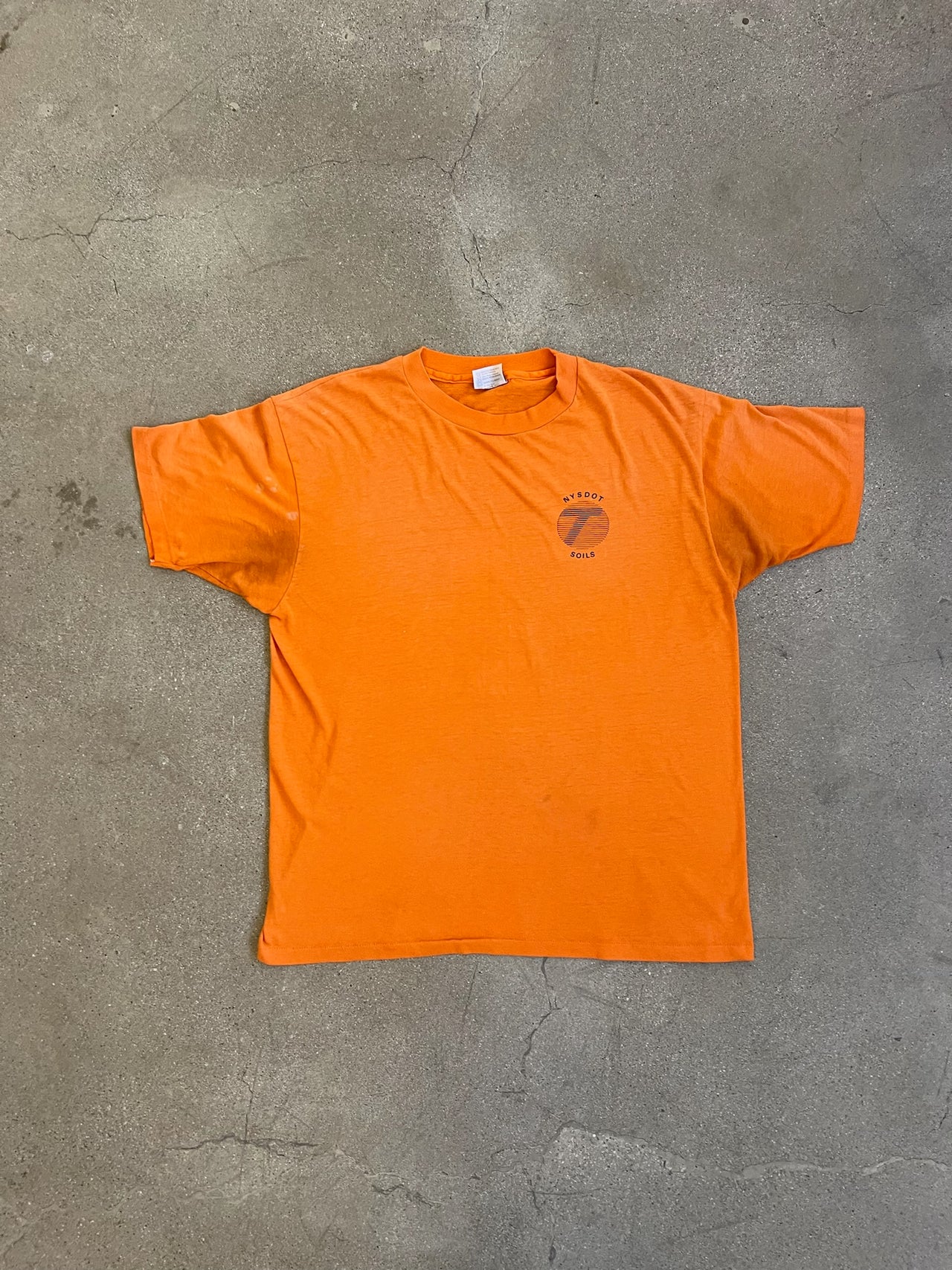 NYSDOT Soils Tee - Orange - XL