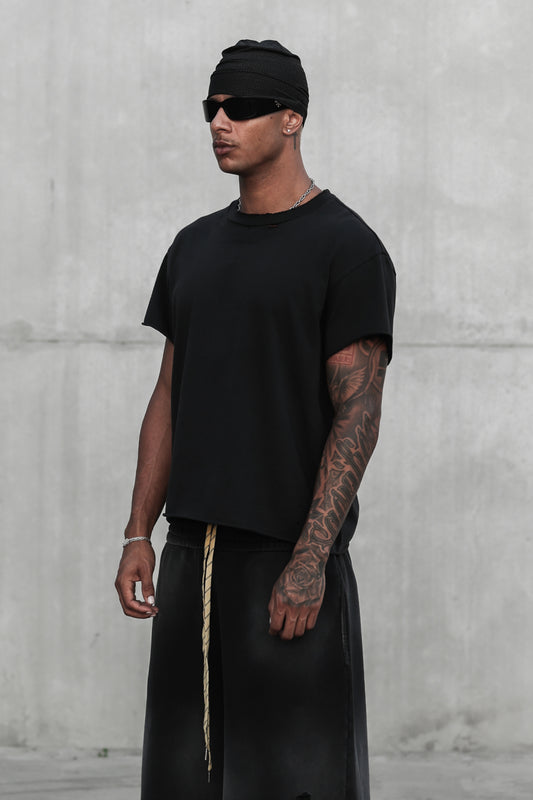 Chopped Tee 2-Pack - Black & White