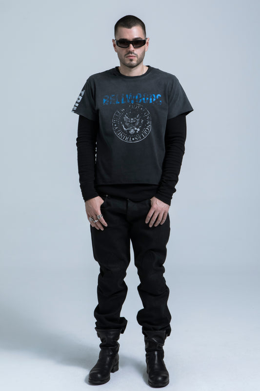 Shield Tee - Off Black