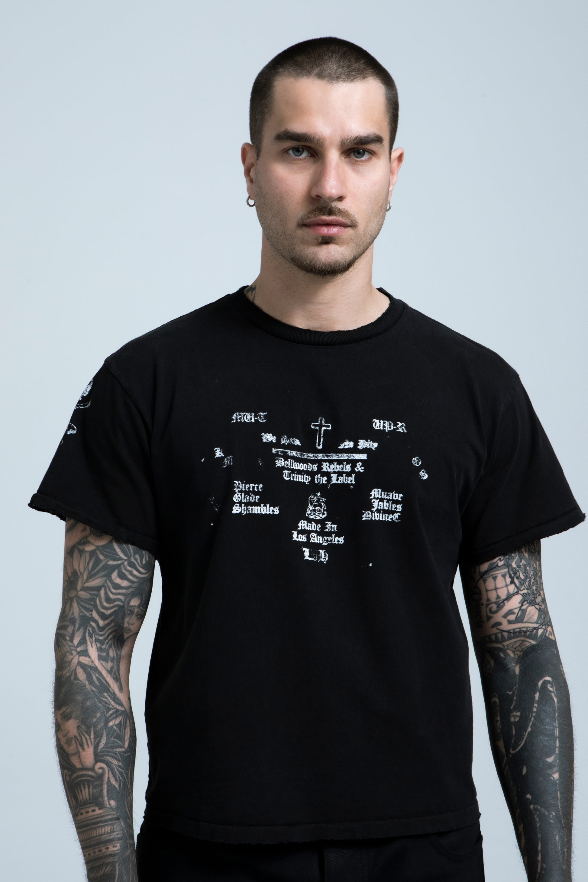 Rebel Tee - Off Black