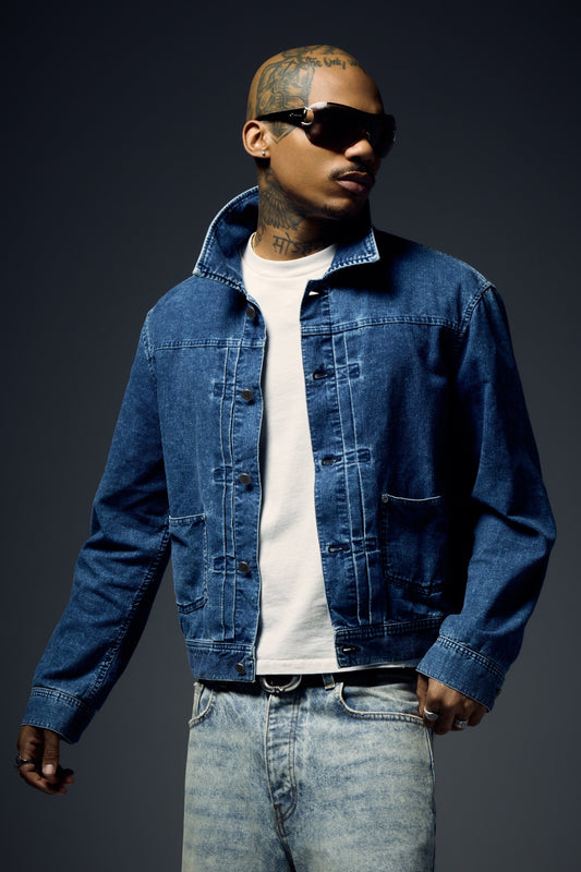 Japanese Corduroy Jacket - Indigo