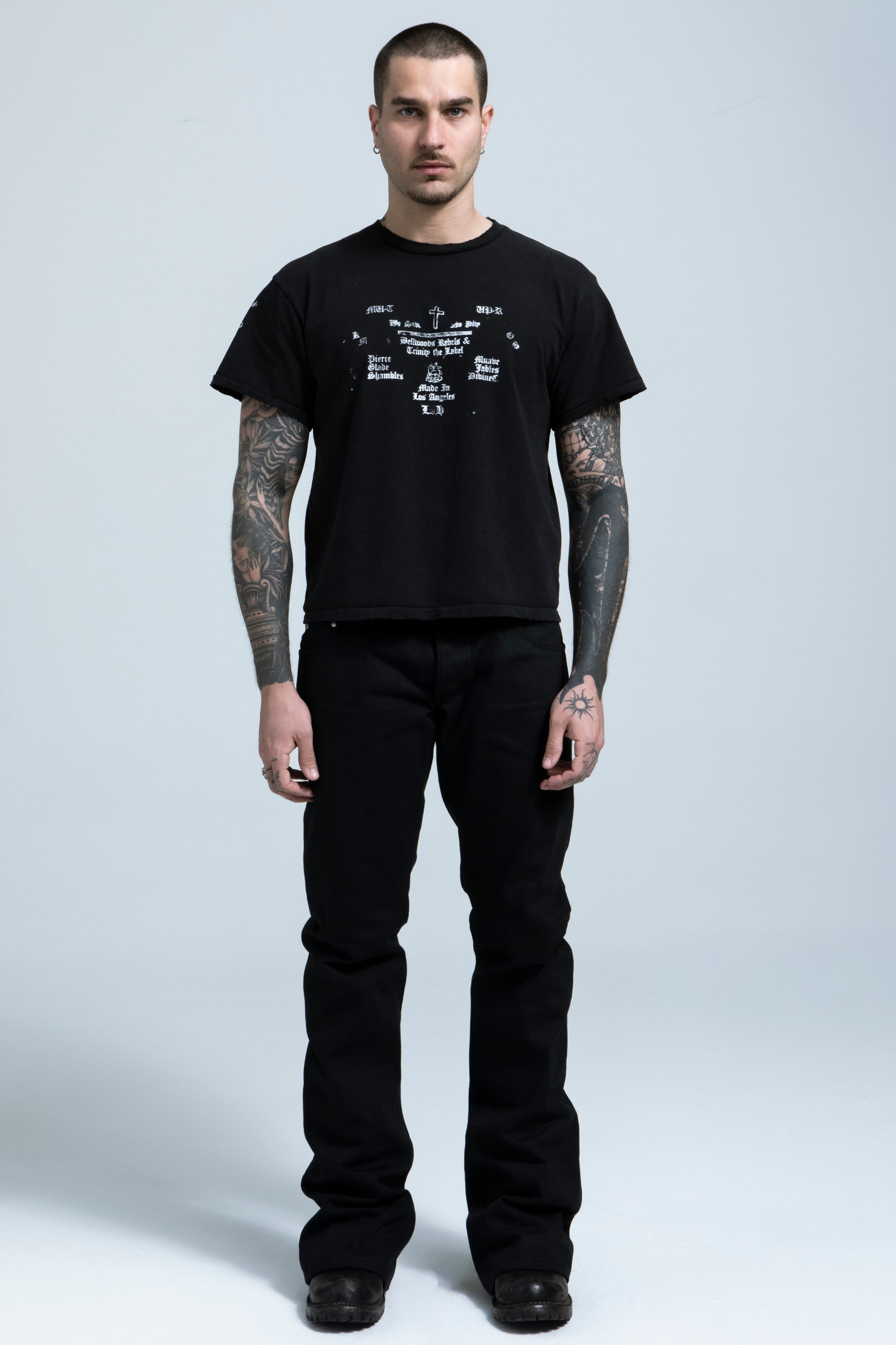 Rebel Tee - Off Black