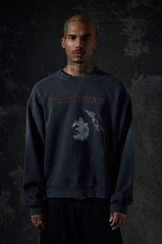 Divine Corruption Crewneck - RRR Black