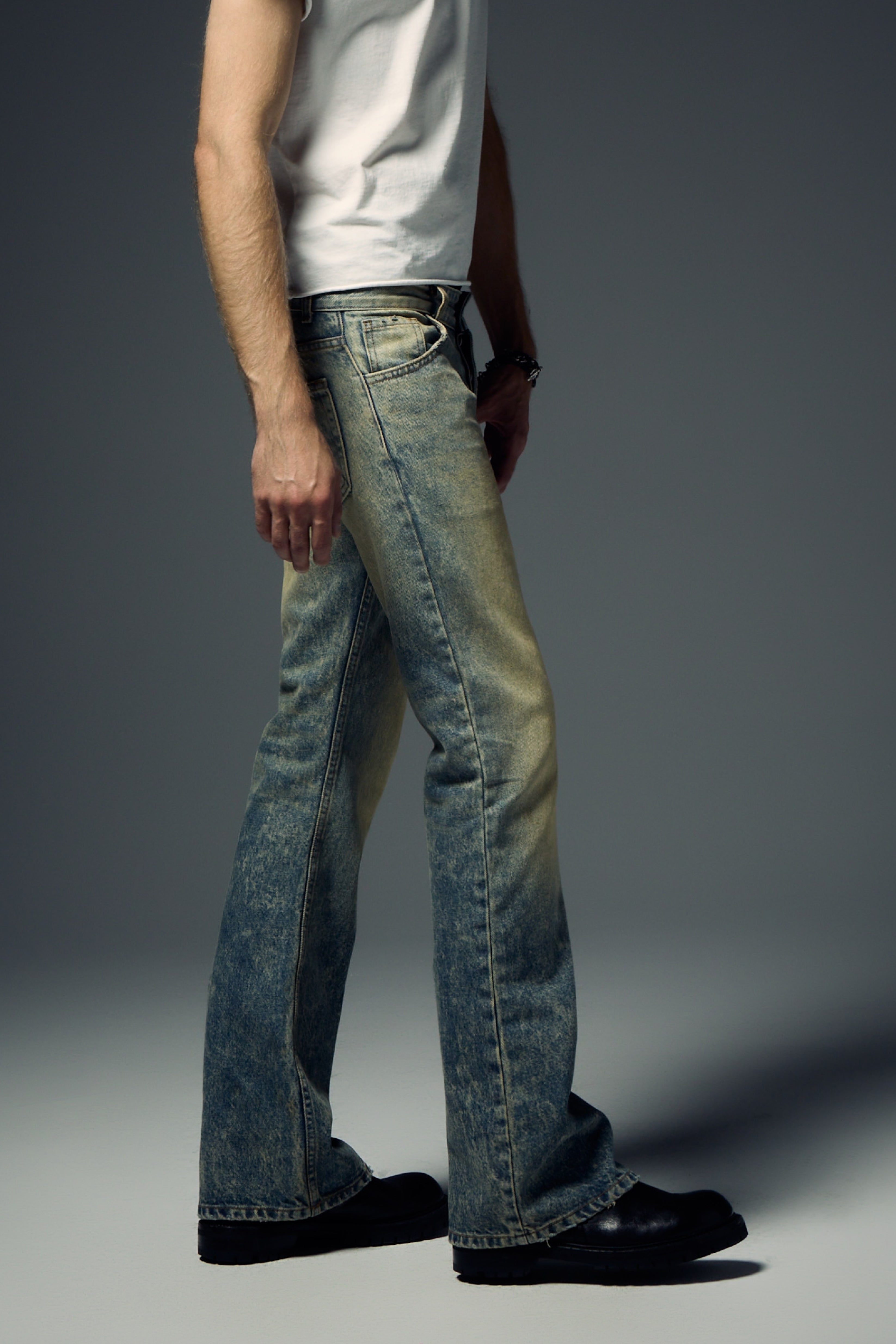 Flare Denim - Mud Wash – TRINITY