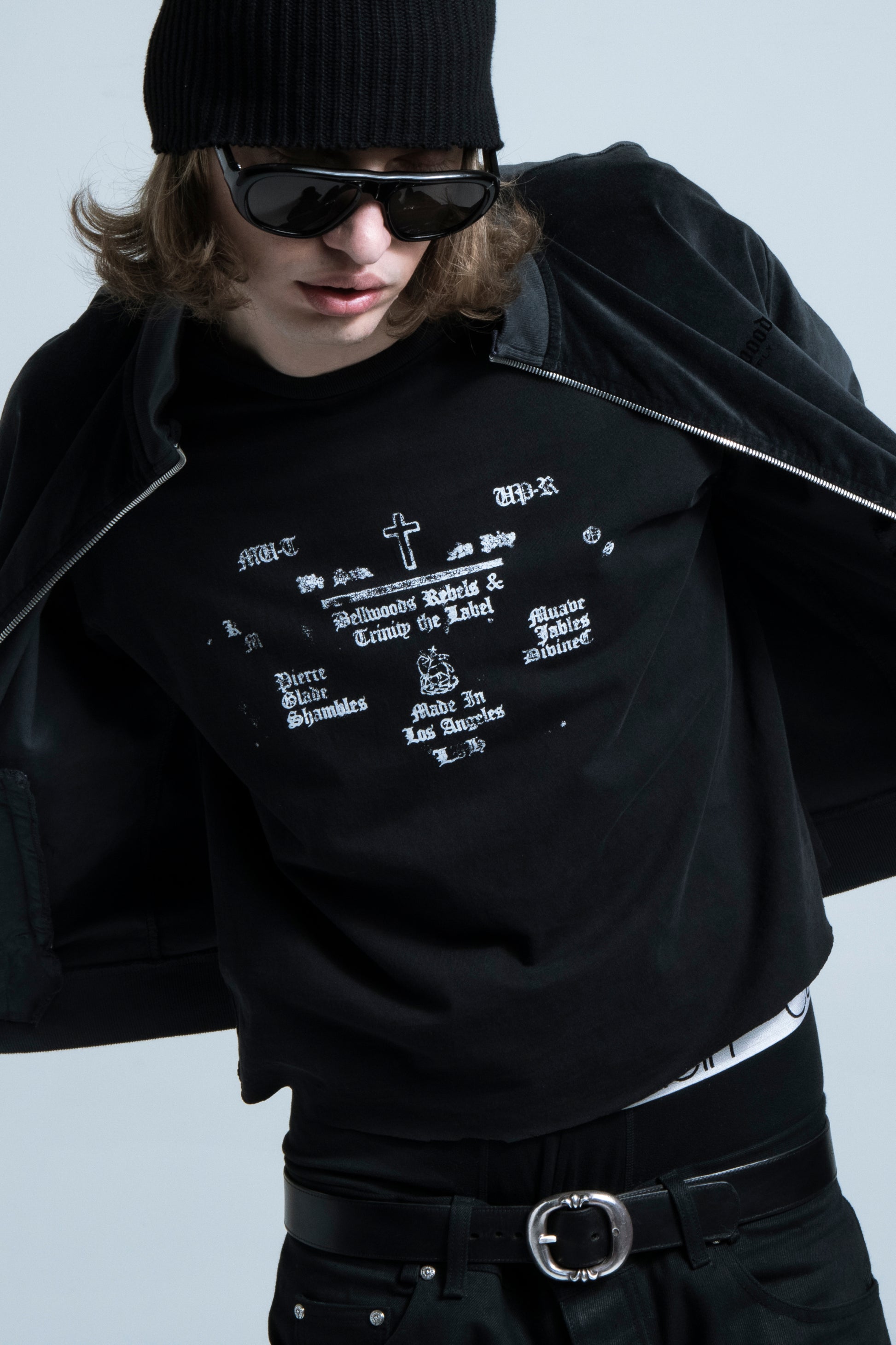 Rebel Tee - Off Black