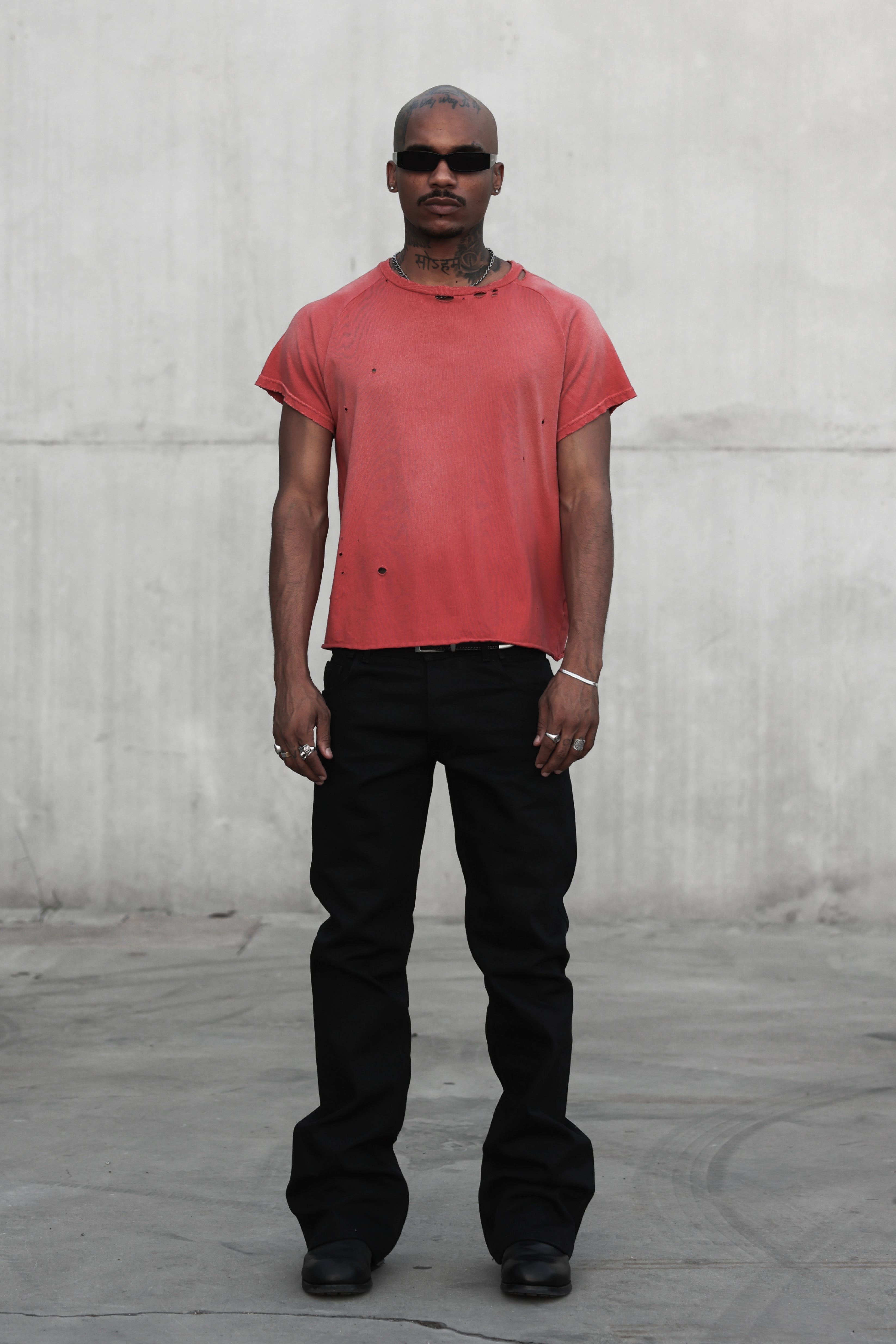 Raglan Tee - Burnt Red – TRINITY