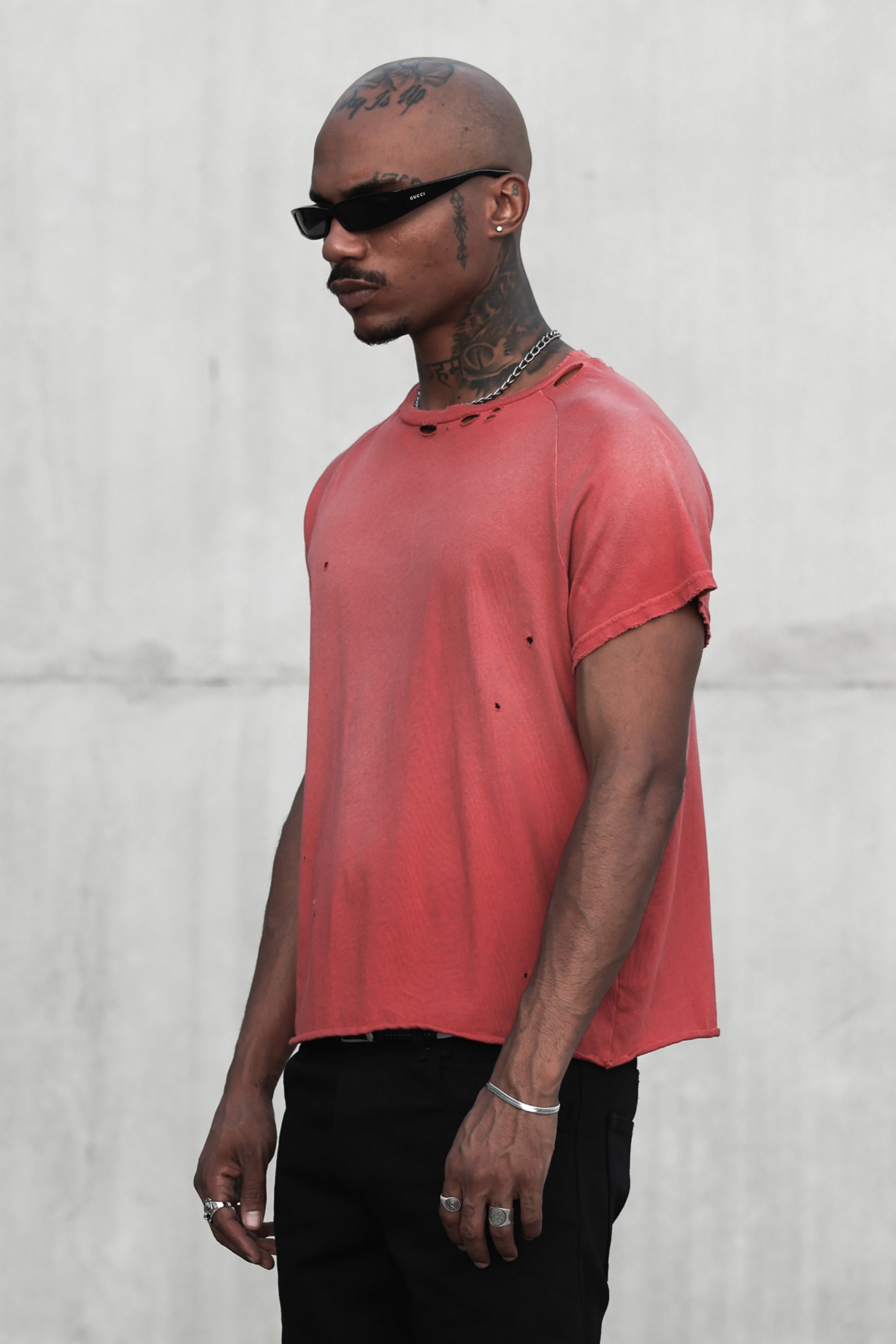 Raglan Tee - Burnt Red – TRINITY