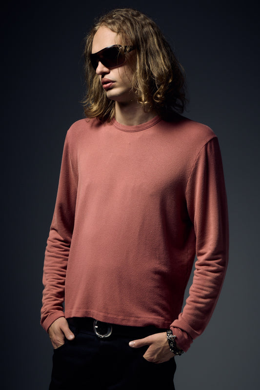 Soft Top Longsleeve - Brick Red