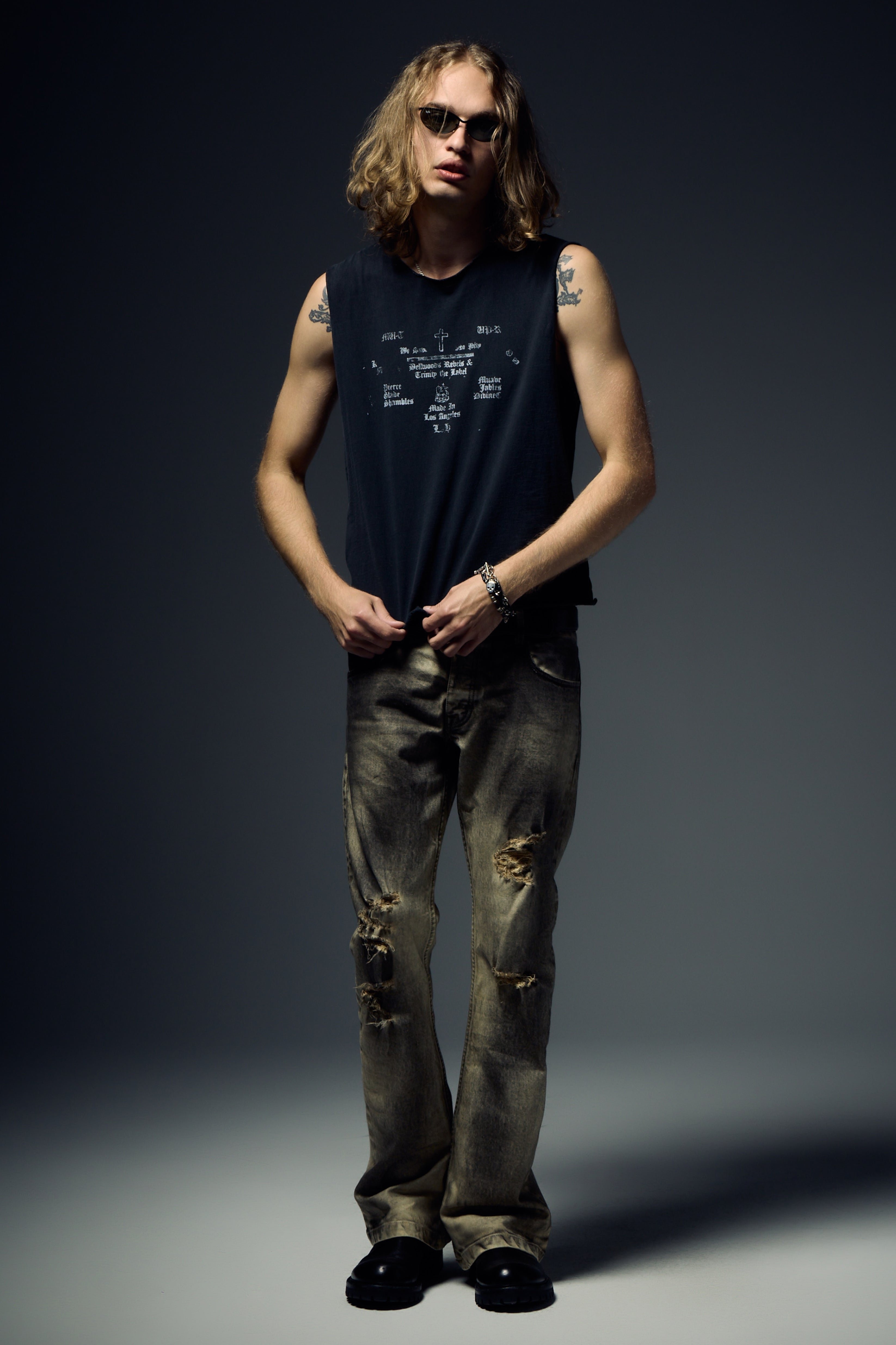 Rebel Tank - Off Black – TRINITY