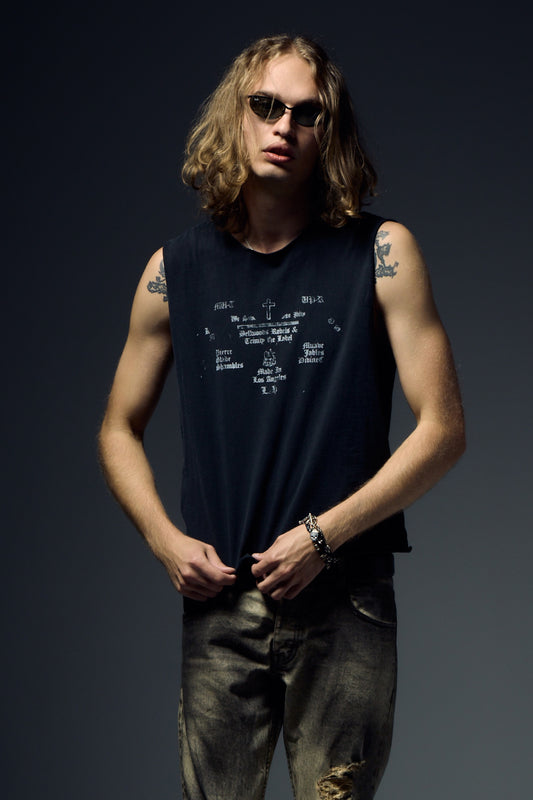 Rebel Tank - Off Black
