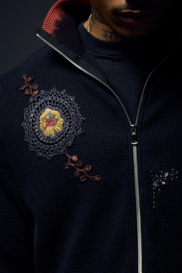 Waffle Zip Up Track Jacket x Bentgable Black 11 OF 13 - M