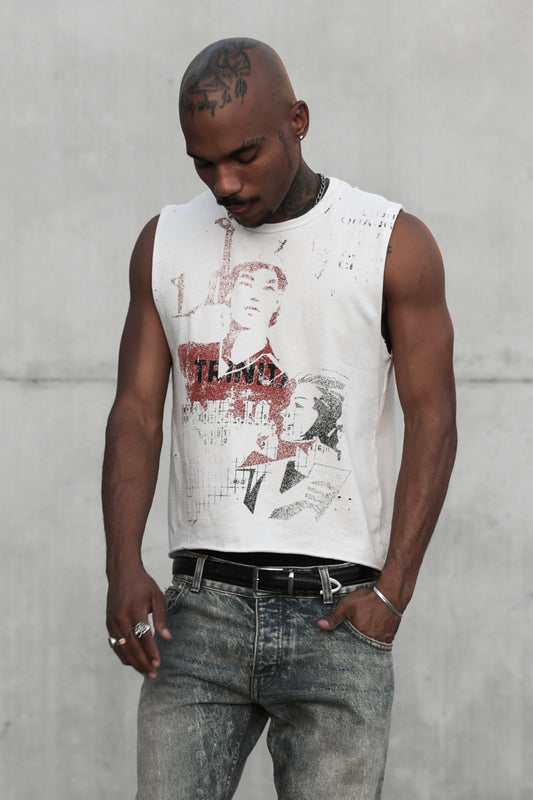 Propoganda Tank - Vintage White