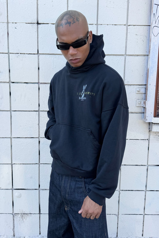 Larsen Hoodie - Off Black