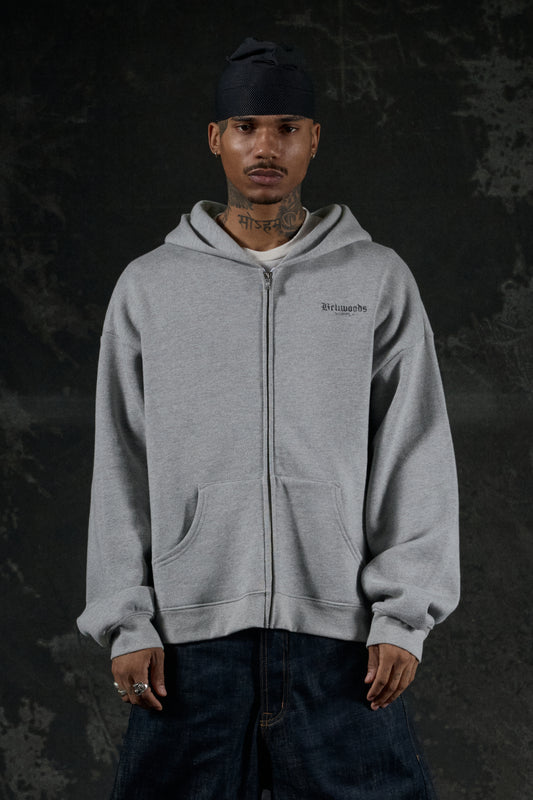 Bellwoods Supply Zip Hoodie - Heather Grey