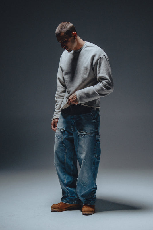 Kyoto Crewneck - Heather Grey